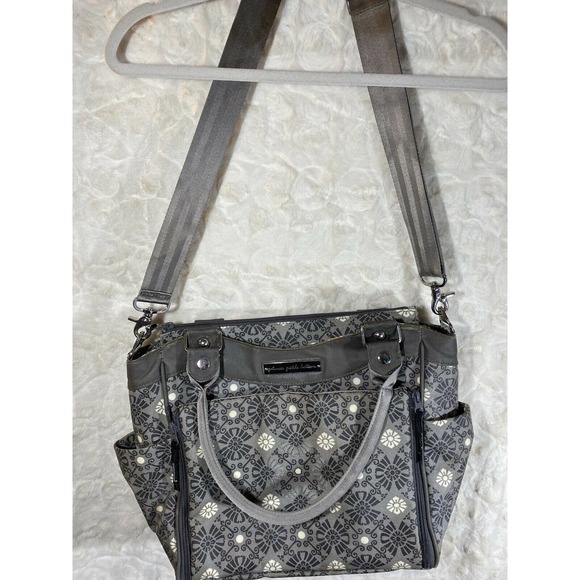 Petunia Pickle Bottom Handbags - Petunia Pickle Bottom DIAPER BAG PURSE TOTE gray